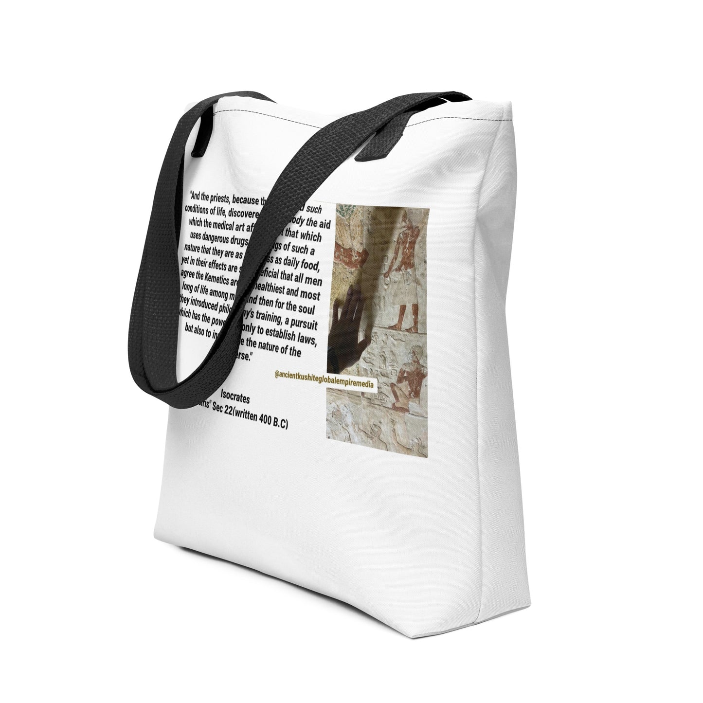 Kemetics are the Healthiest & most Long Among Men Tote bag