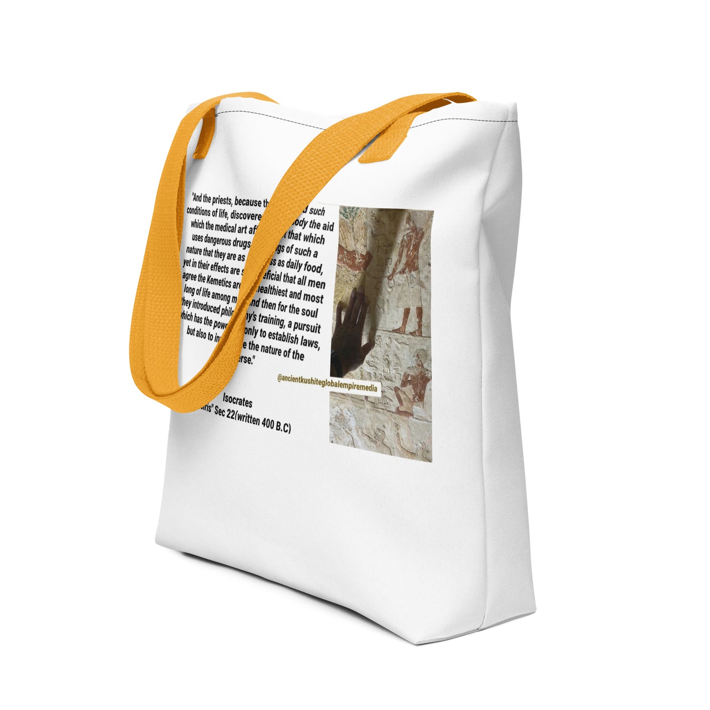 Kemetics are the Healthiest & most Long Among Men Tote bag